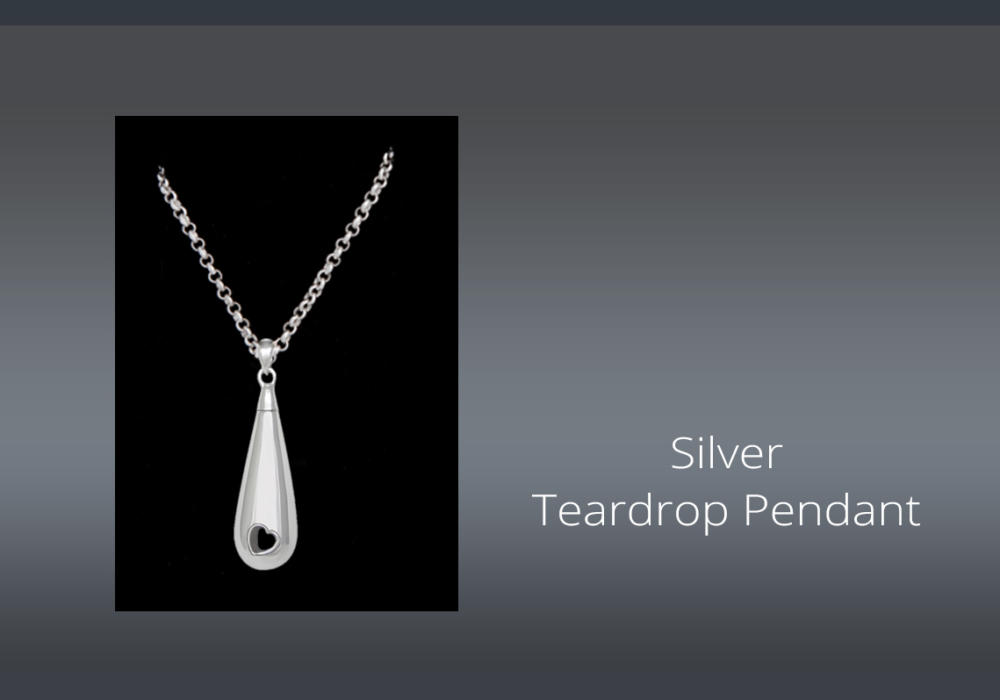 Silver Teardrop Pendant